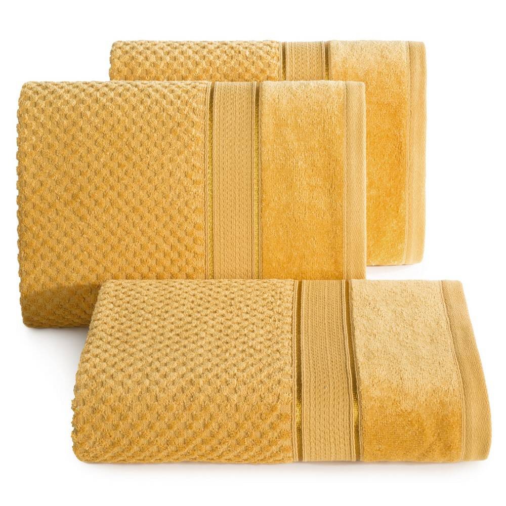 Ręcznik Frotte Jessi 70x140 Musztardowy 10