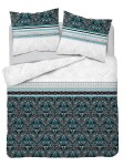 Pościel Satynowa Home Satin 140x200 Maroko Turkus 