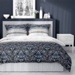 Pościel Satynowa Home Satin 140x200 Maroko Niebieska 
