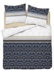 Pościel Satynowa Home Satin 140x200 Maroko Niebieska 