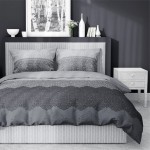 Pościel Bawełna Satynowa HS 220x200 Pass Popiel 3784-B