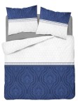 Pościel Satynowa Home Satin 140x200 Granat Mozaik 3830-A