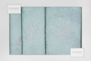 Komplet Ręczników 3 Części Kamil Miętowy