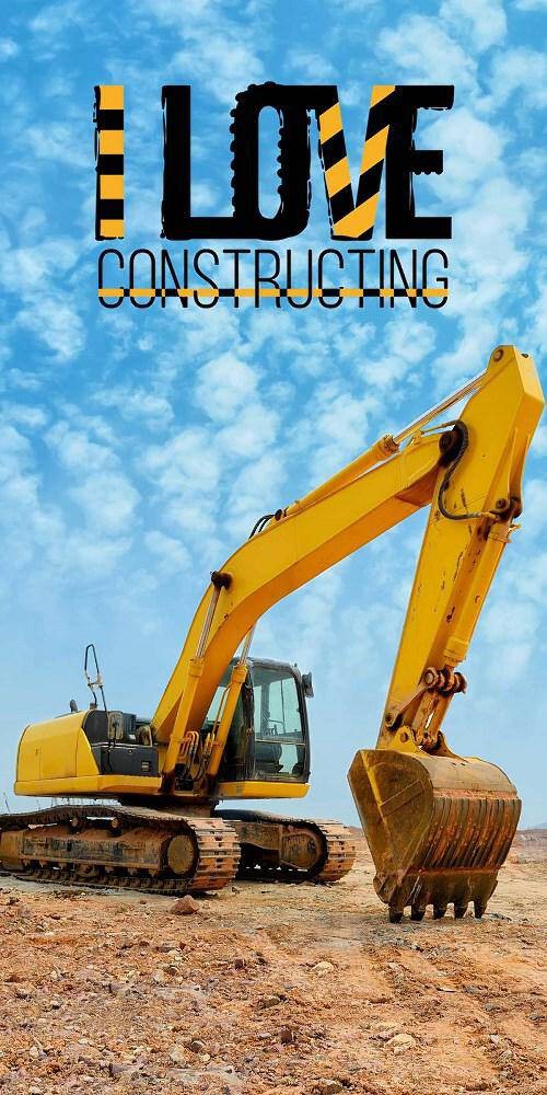 Ręcznik Dziecięcy 70x140 Koparka 6731