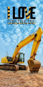 Ręcznik Dziecięcy 70x140 Koparka 6731