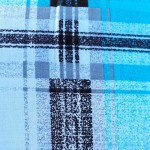 Poszewka 100% Bawełna 40x40 Krata Turkus 04