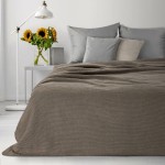 Koc Bawełna Akryl Amber Boho 150x200 Ciemny Beż