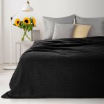 Koc Bawełna Akryl Amber Boho 150x200 Czarny