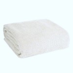 Koc Bawełna Akryl Amber Boho 150x200 Jasny Krem