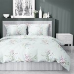 Pościel Satynowa Home Satin 160x200 Kwiaty 4055 A