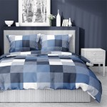 Pościel Satynowa Home Satin 160x200 Krata Granat 4059 B