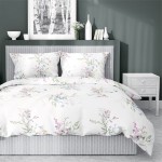 Pościel Satynowa Home Satin 160x200 Kwiaty 4055 B