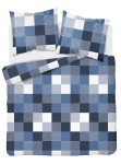 Pościel Satynowa Home Satin 220x200 Krata Granat 4059 B