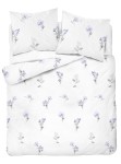Pościel Satynowa Home Satin 220x200 Kwiaty Niebieskie 4053 b