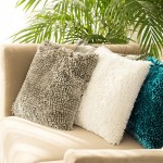 Poszewka Dekoracyjna 40x40 Shaggy Cegła