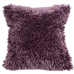 Poszewka Dekoracyjna Ozdobna 40x40 Shaggy Fiolet