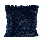 Poszewka Dekoracyjna Ozdobna 40x40 Shaggy Granat