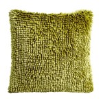 Poszewka Dekoracyjna Ozdobna 40x40 Shaggy Jasna Oliwka