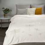 Koc z Mikrofibry 150x200 Lori Biały