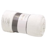 Koc z Mikrofibry 150x200 Lori Biały