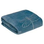 Koc z Mikrofibry 150x200 Lori Niebieski