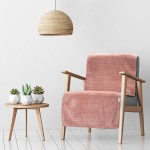 Koc Narzuta na Fotel 70x160 Cindy 4 Róż