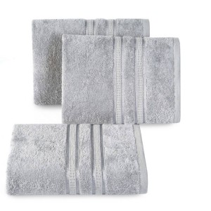 Ręcznik Bambusowy Mila 50x90 Srebrny 02