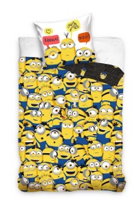 Pościel Dziecięca 100% bawełna 140x200 Minionki 0221