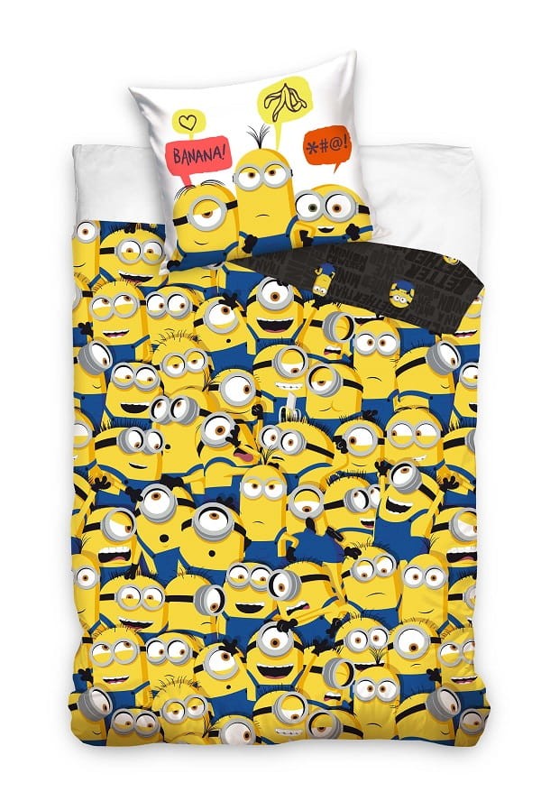 Pościel Dziecięca 100% bawełna 160x200 Minionki 0221