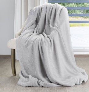 Koc Mikrofibra Simple 150x200 Srebrny