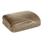 Koc z Mikrofibry 150x200 Ginko 3 Beż