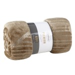 Koc z Mikrofibry 150x200 Ginko 3 Beż