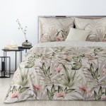 Pościel Satyna Bawełniana Spring 160x200 Egzotyczne Kwiaty 08