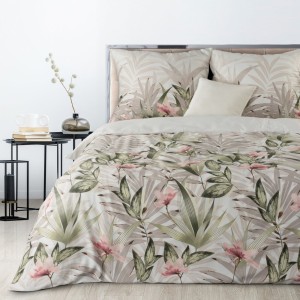 Pościel Satyna Bawełniana Spring 160x200 Egzotyczne Kwiaty 08