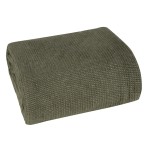 Koc Bawełna Akryl Amber Boho 150x200 Oliwka