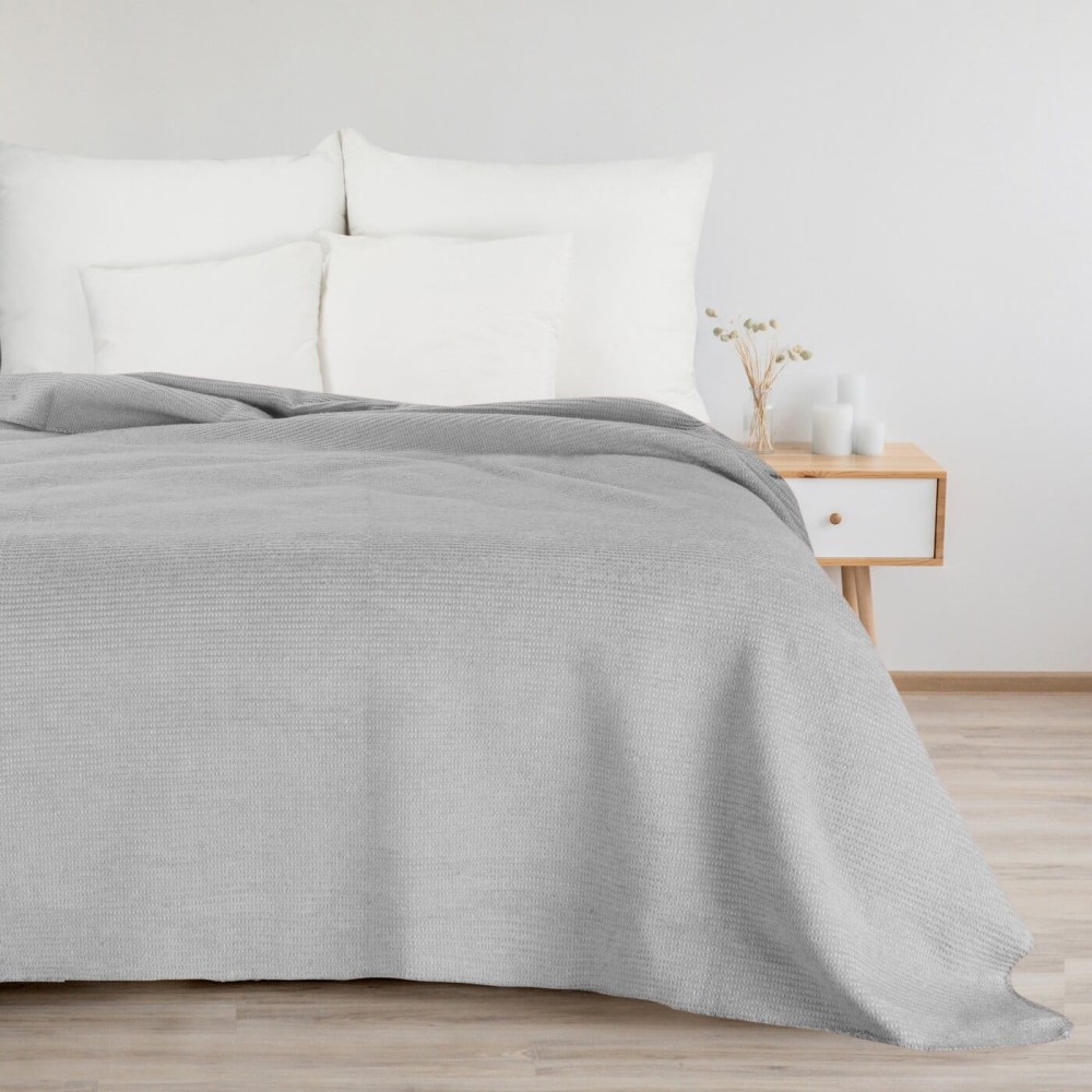 Koc Bawełna Akryl Amber Boho 150x200 Srebrny