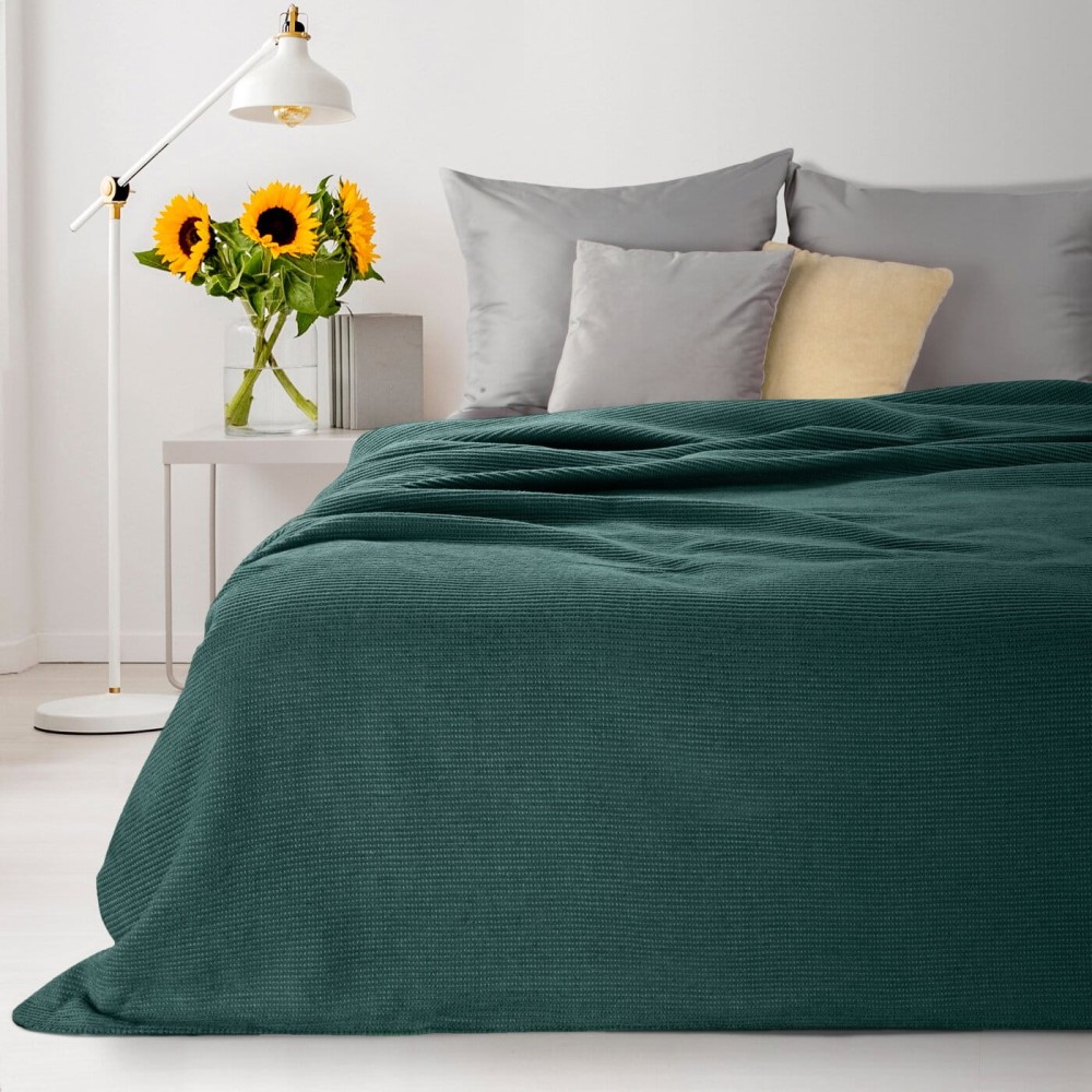 Koc Bawełna Akryl Amber Boho 150x200 Turkus