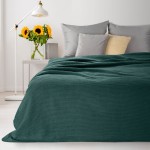 Koc Bawełna Akryl Amber Boho 150x200 Turkus