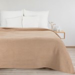 Koc Bawełna Akryl Amber Boho 200x220 Beż