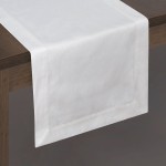 Bieżnik Plamoodporny Kelsi 40x140 Biały