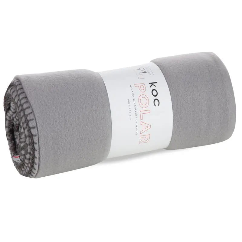 Koc Polarowy 150x200 Srebrny