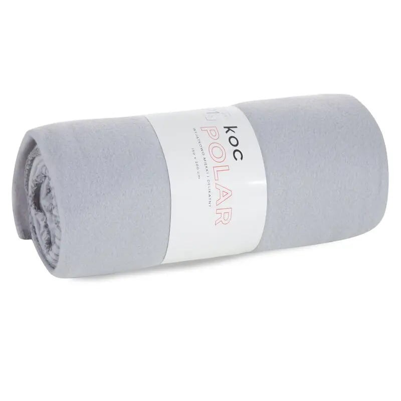 Koc Polarowy 150x200 Popiel