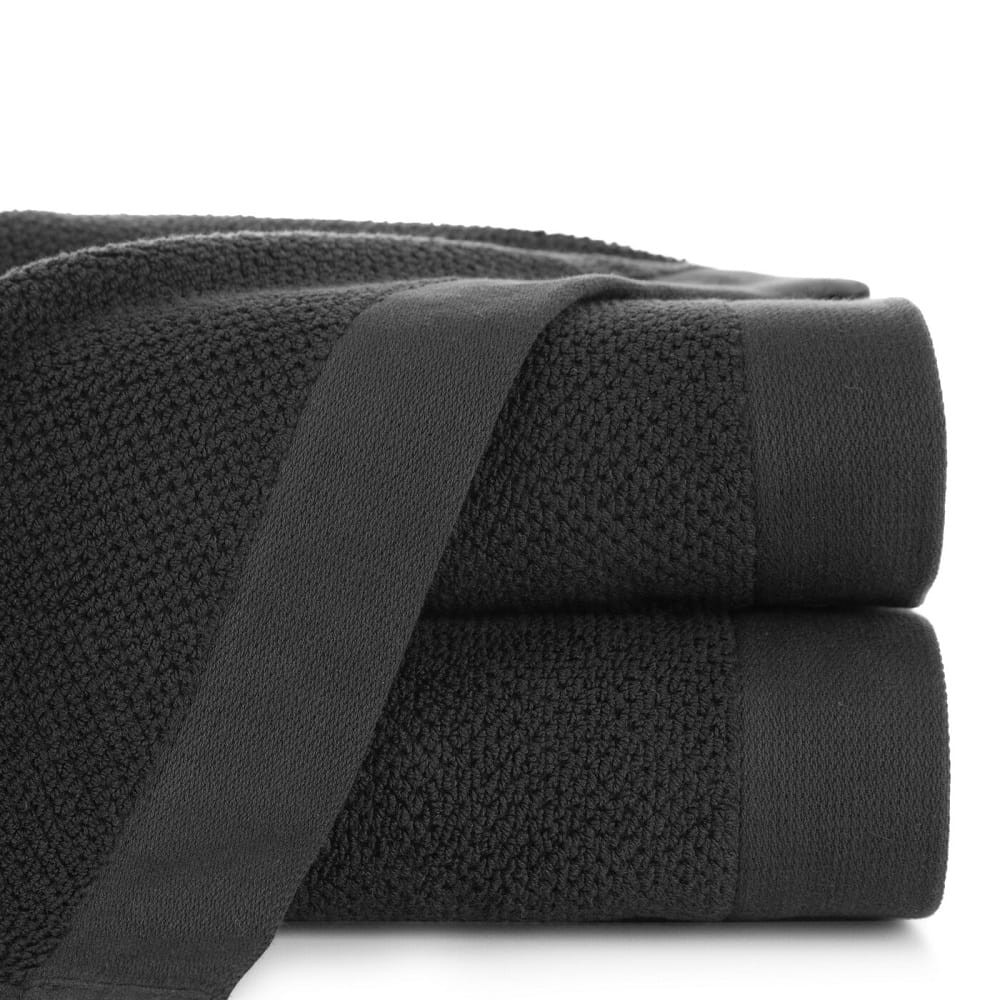 Ręcznik Frotte Riso Lux 30x50 Czarny 08