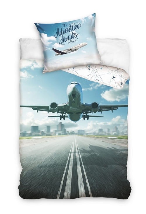 Pościel Dziecięca 100% bawełna 140x200 Samolot 3006