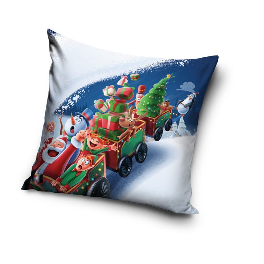 Poszewka Świąteczna 40x40 Sanie 7005