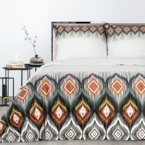 Pościel Satyna Bawełniana 160x200 Nika 21 Folk