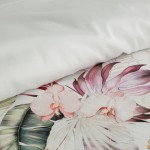 Pościel Satyna Bawełniana 220x200 Nika 42 Kwiaty