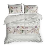 Pościel Satyna Bawełniana 220x200 Nika 42 Kwiaty