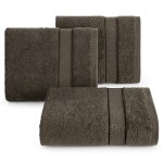 Ręcznik bawełniany Liana 70x140 Ciemny Brąz 08