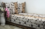 Pościel z Kory 100% Bawełna 160x200 Brąz Gałązki 3385